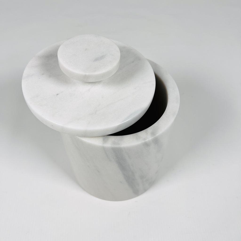 Grey Marble Jar