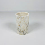 Marble Bottle Holder - White & Yellow
