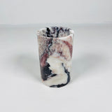 Marble Bottle Holder - -Red & White