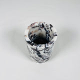 Marble Bottle Holder - Red & White
