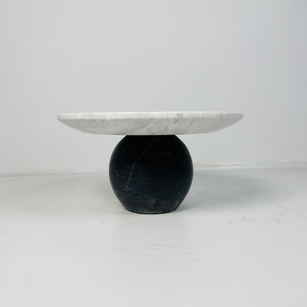 Light Grey Ball Bottom Marble Cake Stand