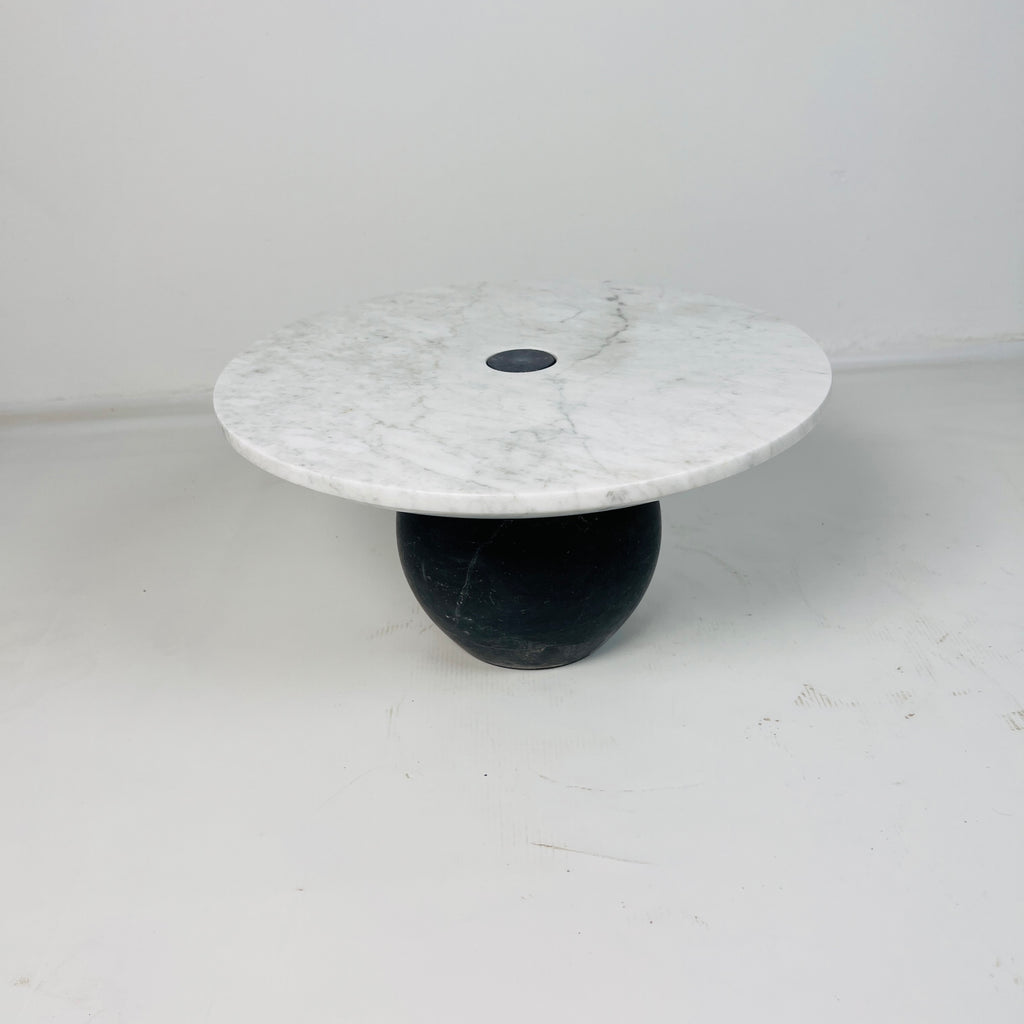 Light Grey Ball Bottom Marble Cake Stand