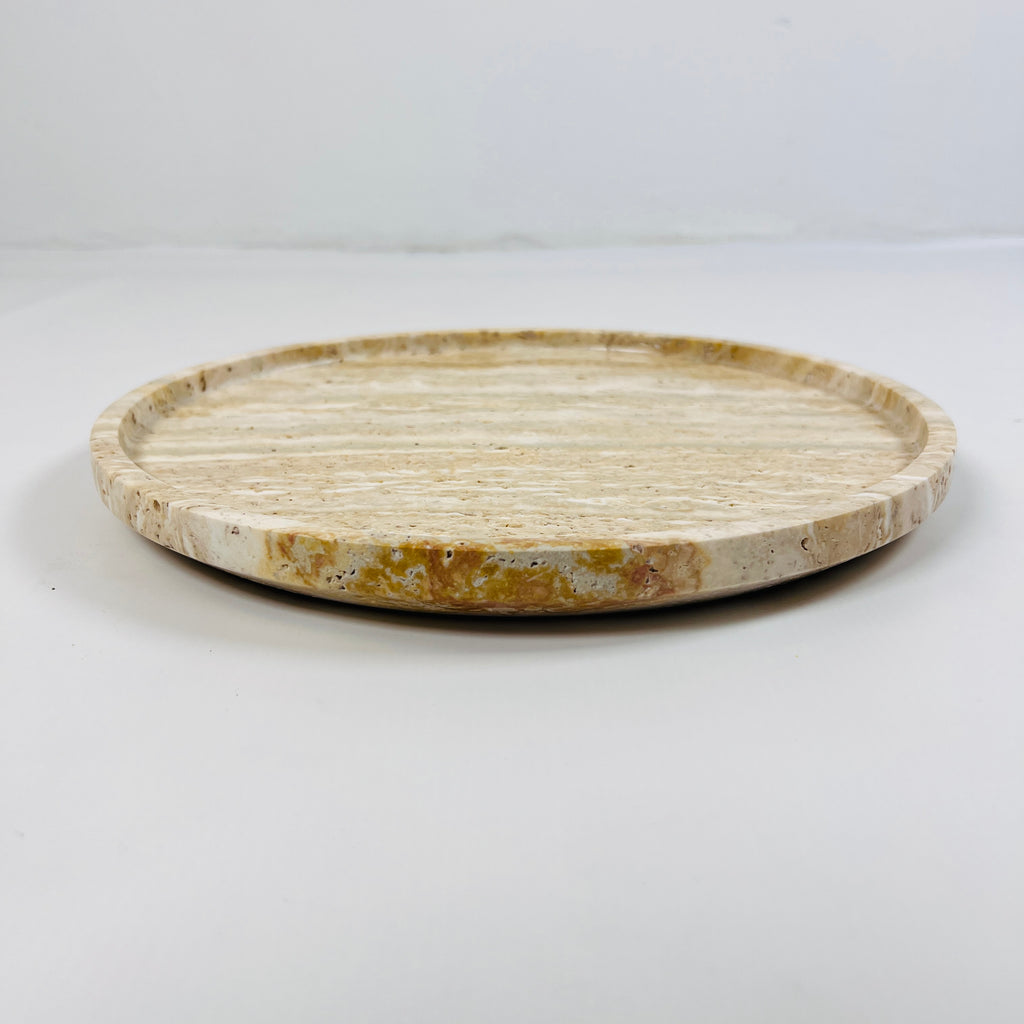 Waved Travertine Plate