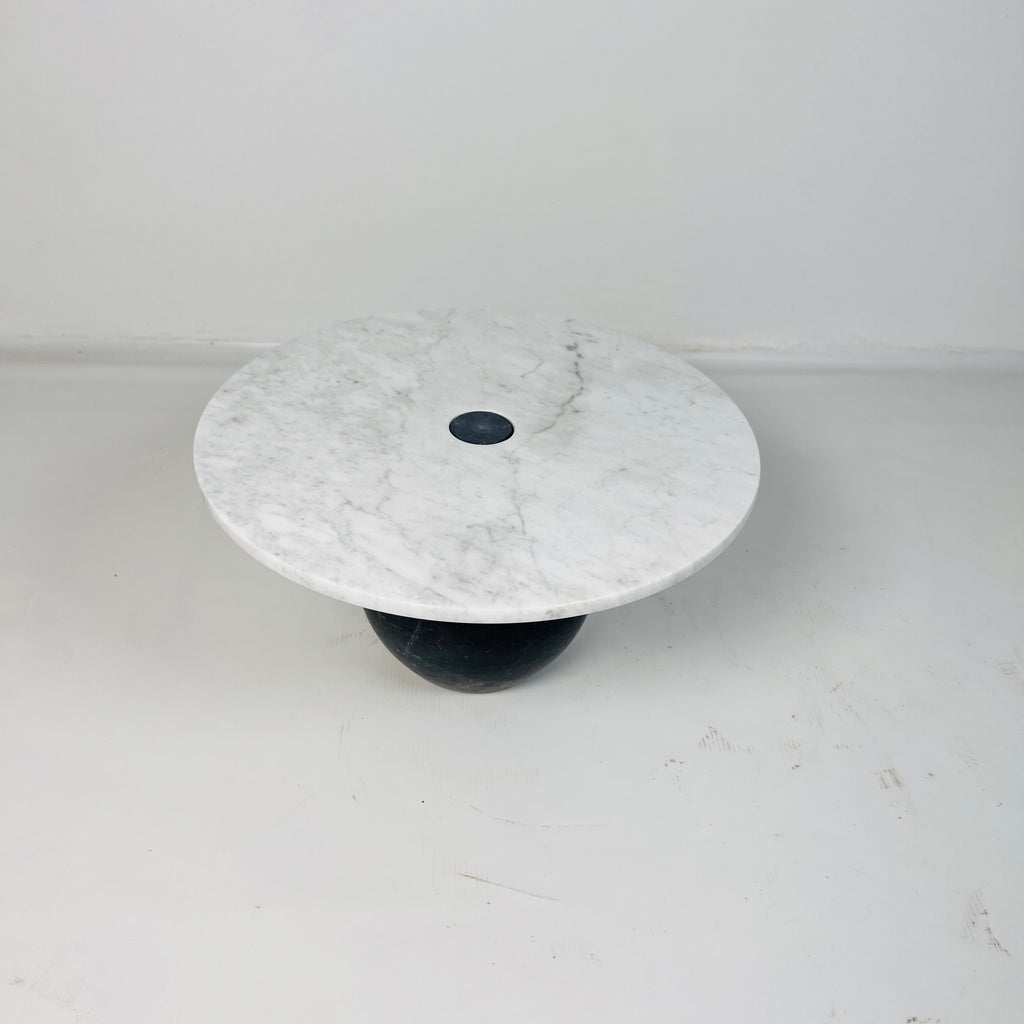 Light Grey Ball Bottom Marble Cake Stand