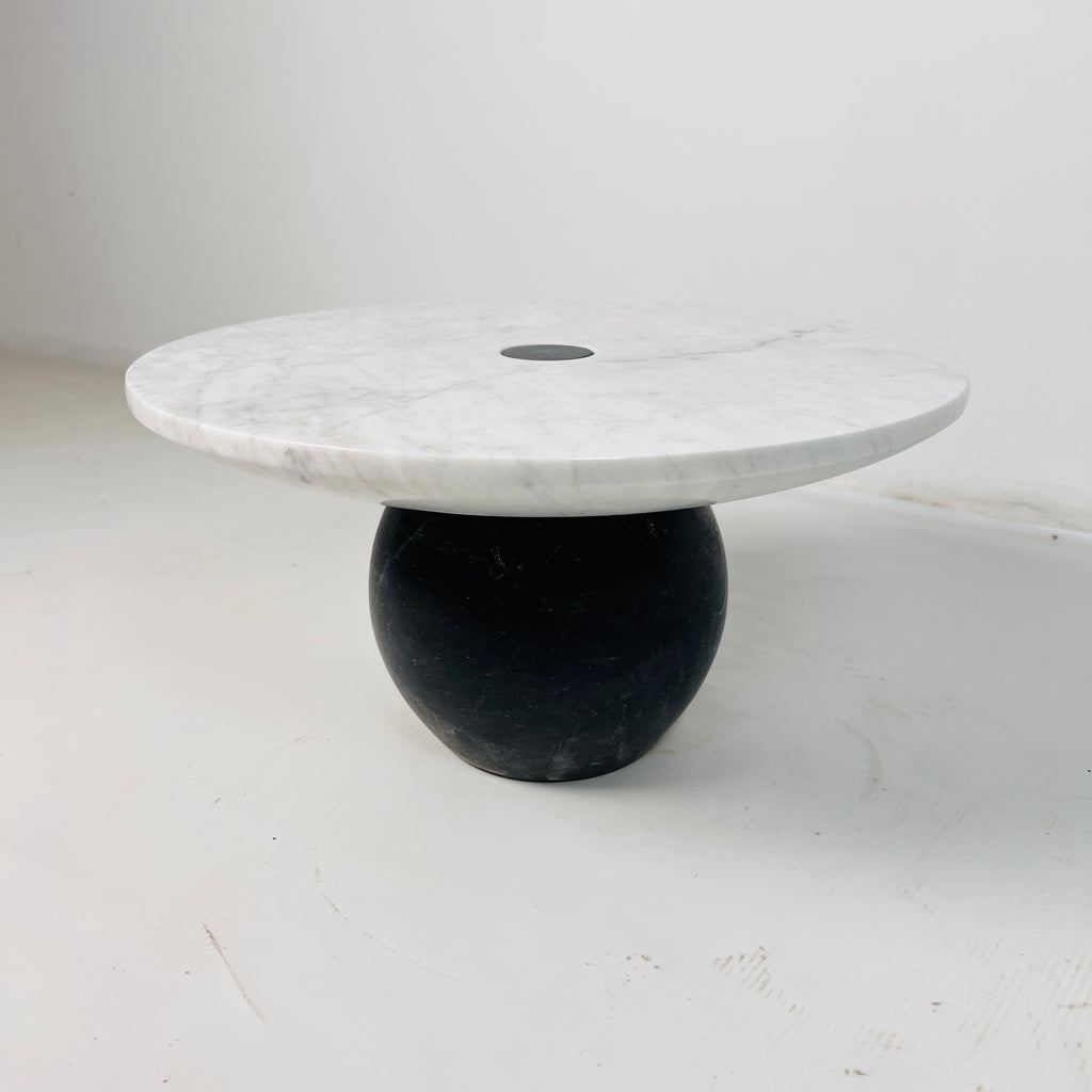 Light Grey Ball Bottom Marble Cake Stand