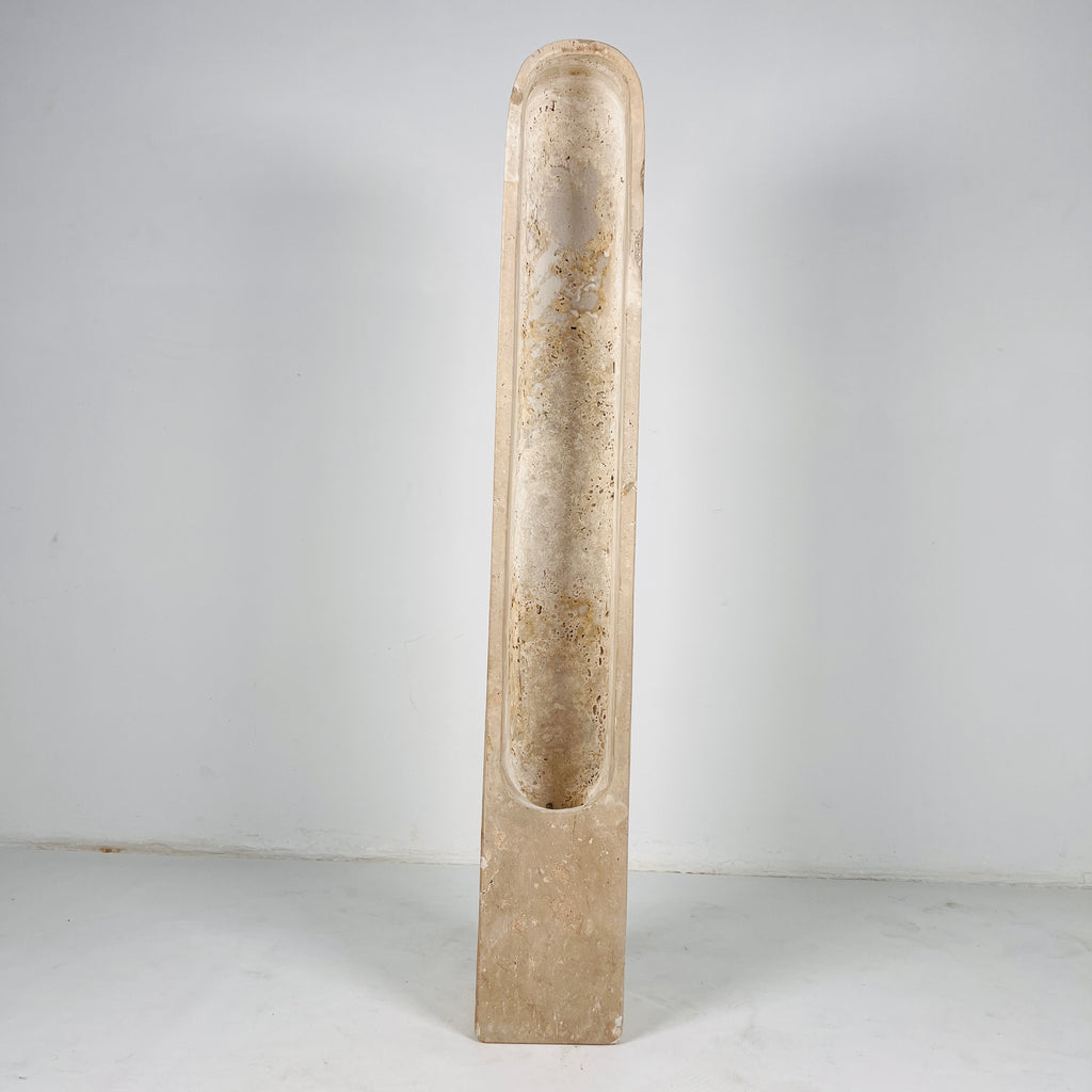 Travertine Tall Glow Floor Lamp