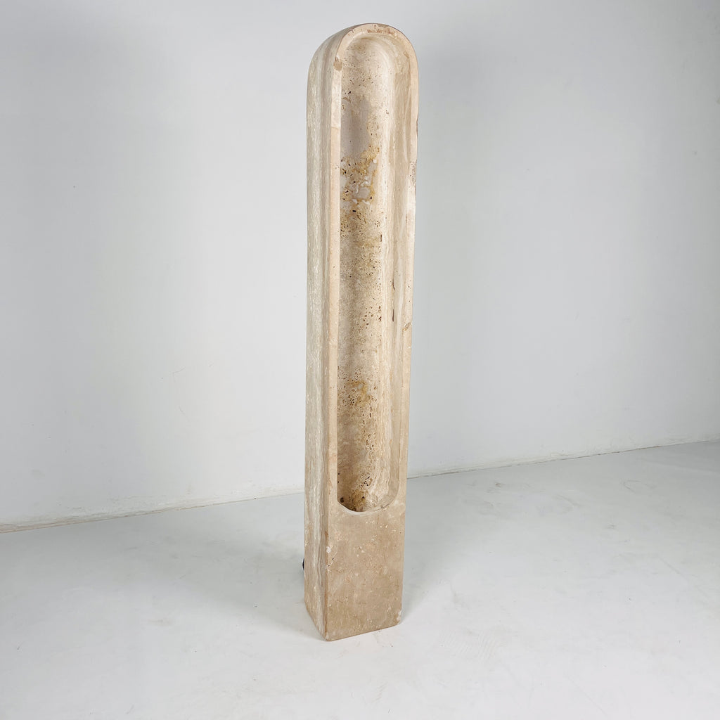 Travertine Tall Glow Floor Lamp