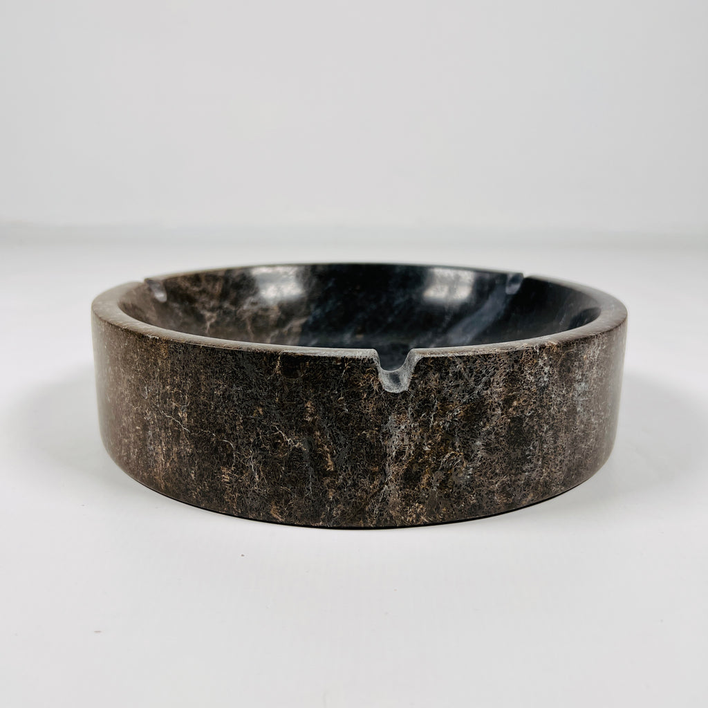 Brown Marble Ashtray