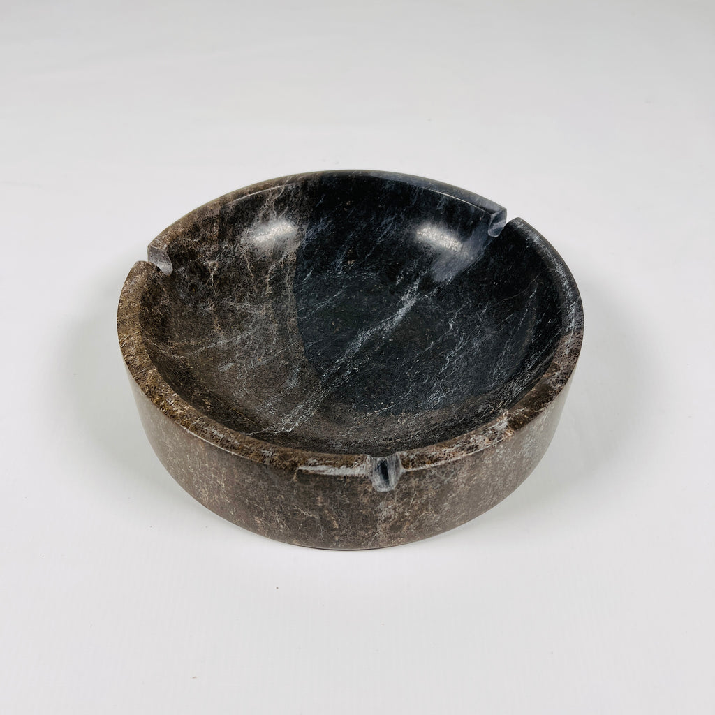 Brown Marble Ashtray