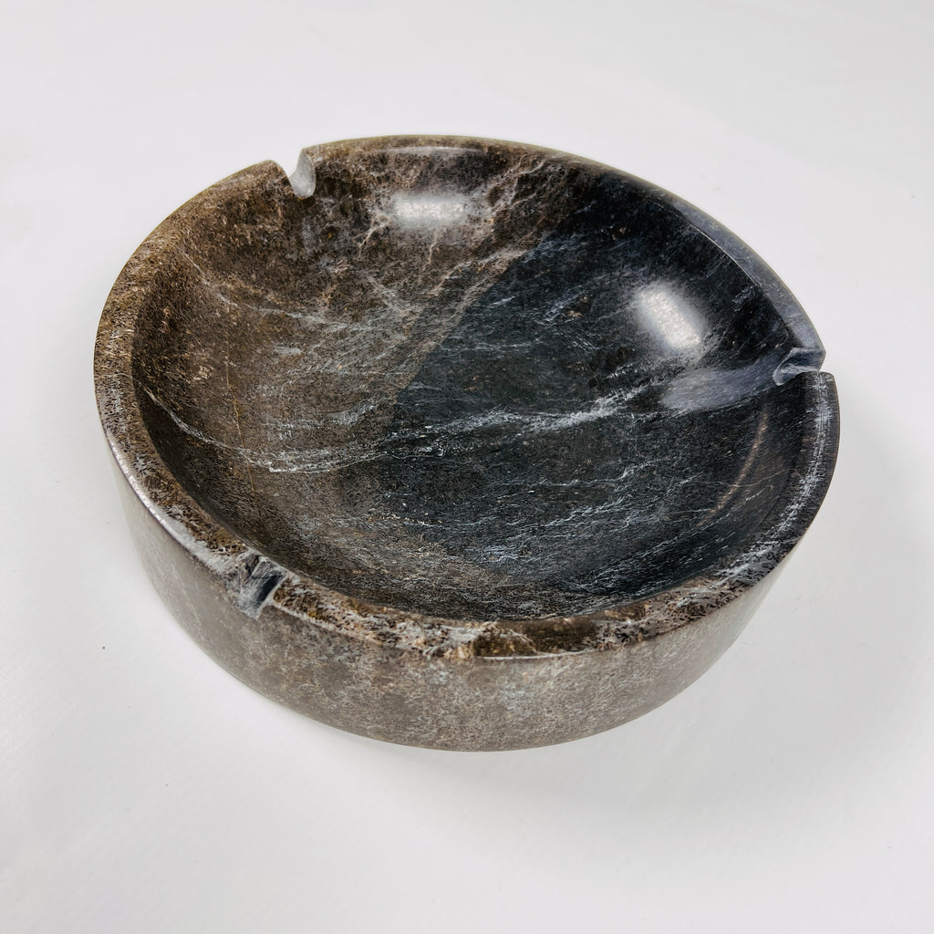 Brown Marble Ashtray