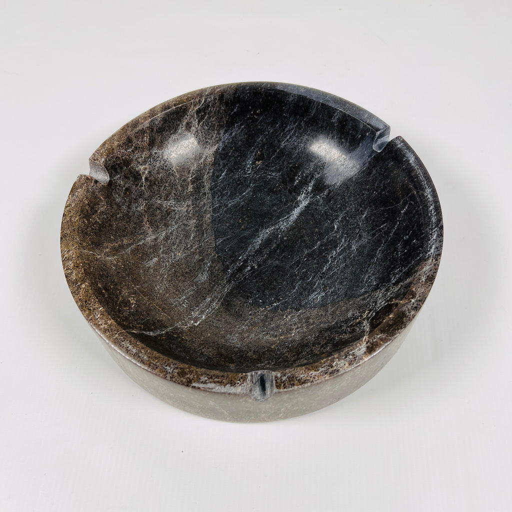 Brown Marble Ashtray