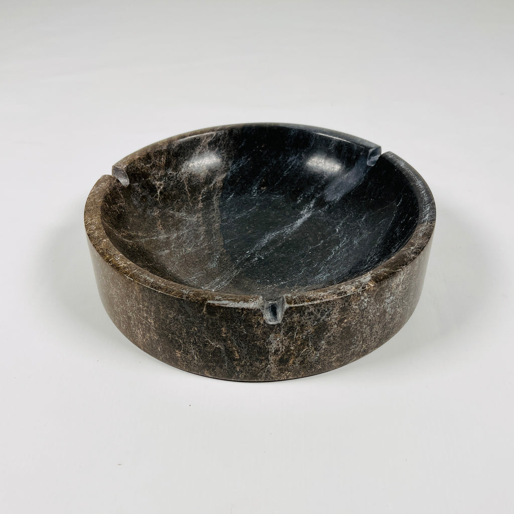 Brown Marble Ashtray