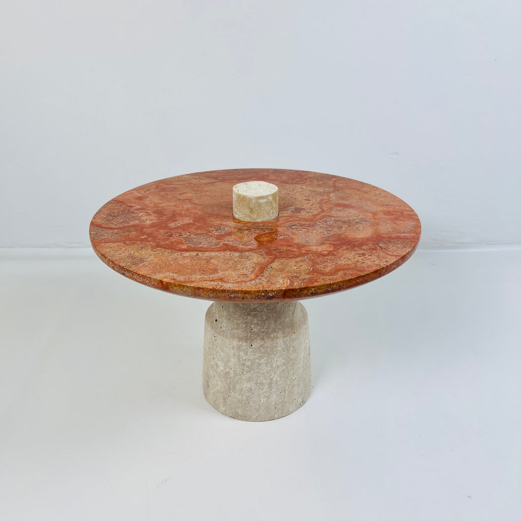 Red Top Marble Cake Stand