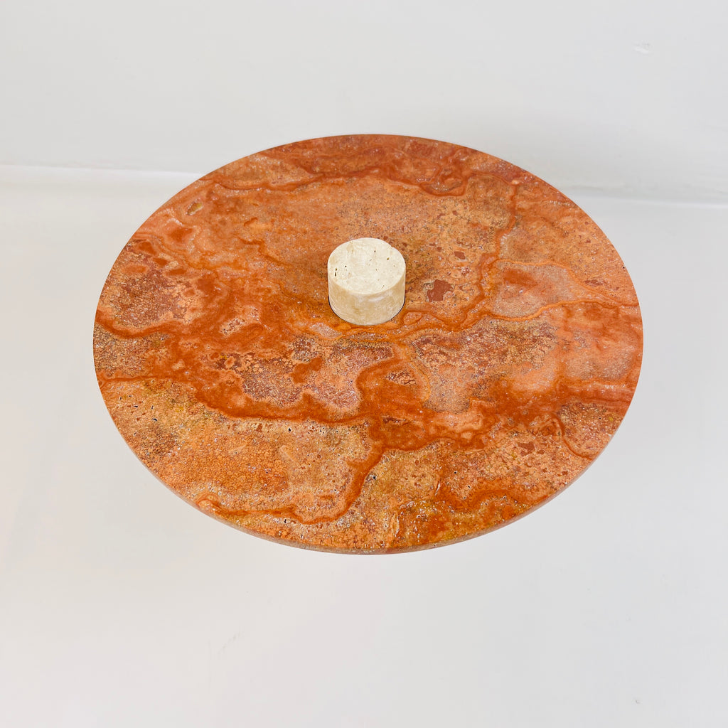 Red Top Marble Cake Stand