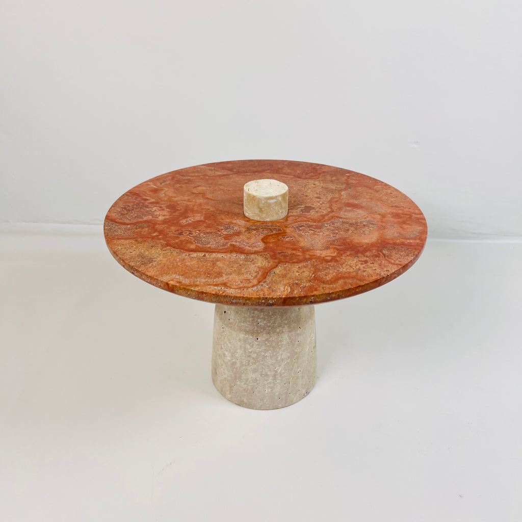 Red Top Marble Cake Stand