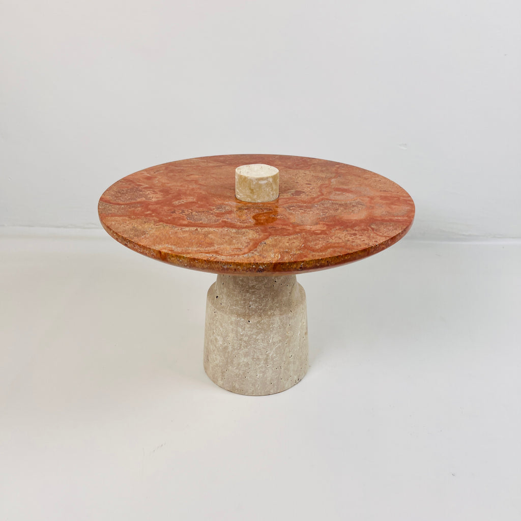 Red Top Marble Cake Stand