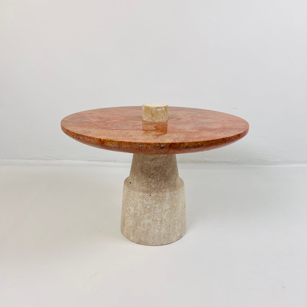 Red Top Marble Cake Stand