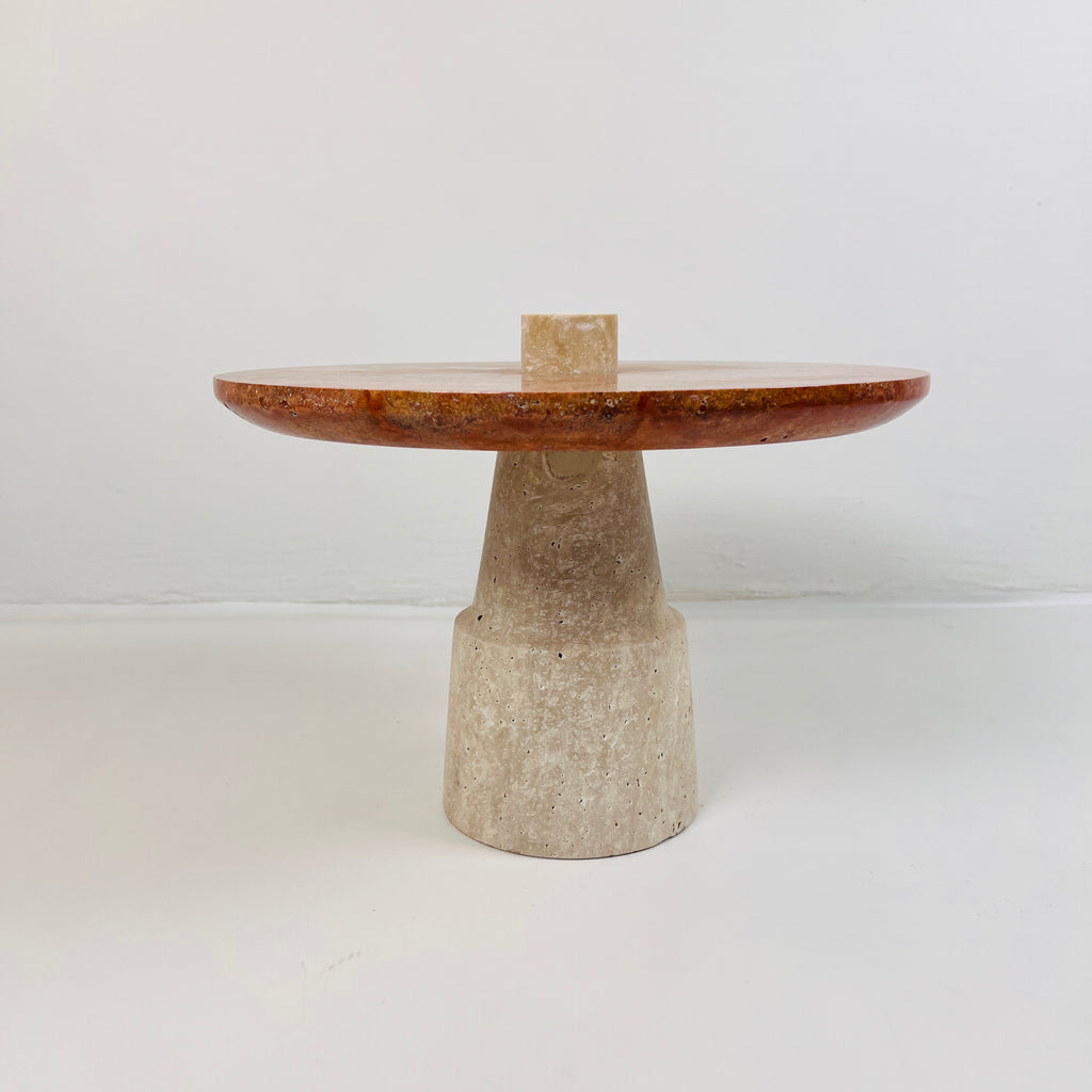 Red Top Marble Cake Stand