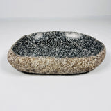 Black And Brown Riverstone Bowl