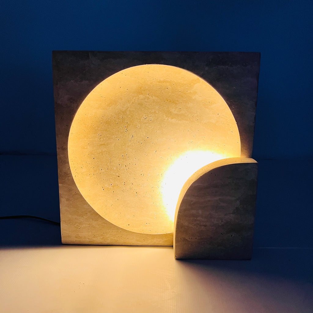 Aurelian Travertine Lamp