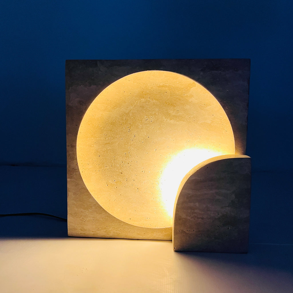 Aurelian Travertine Lamp