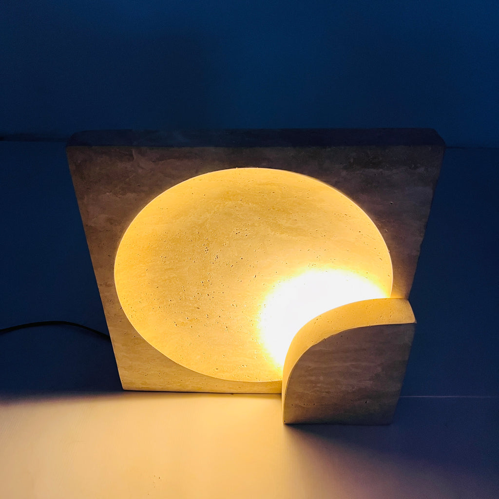 Aurelian Travertine Lamp