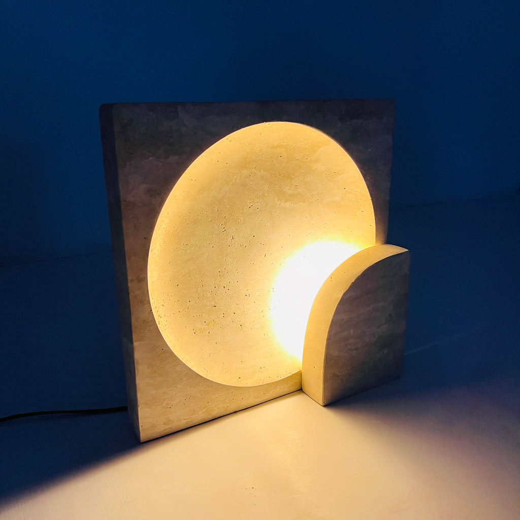 Aurelian Travertine Lamp