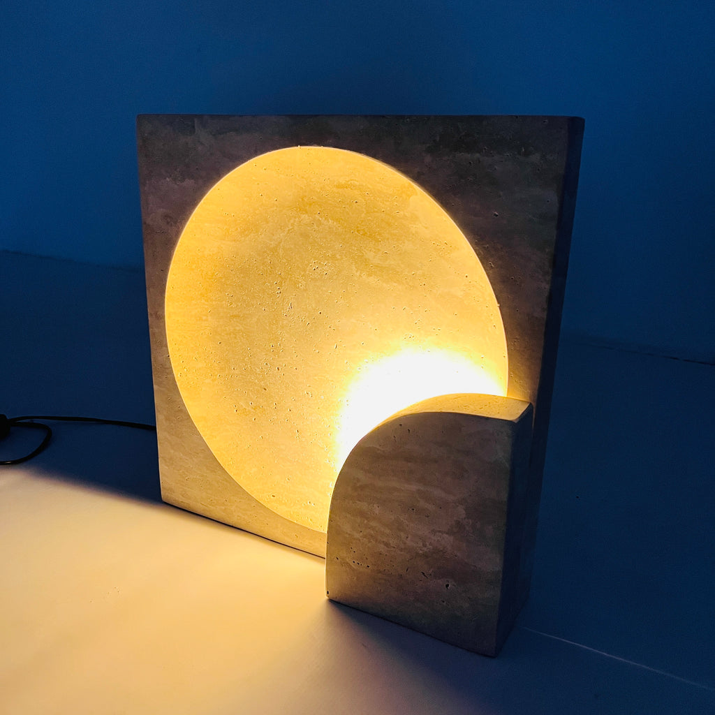 Aurelian Travertine Lamp