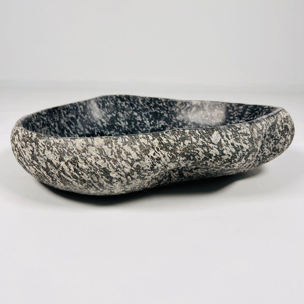 Black With Speckles Riverstone Bowl