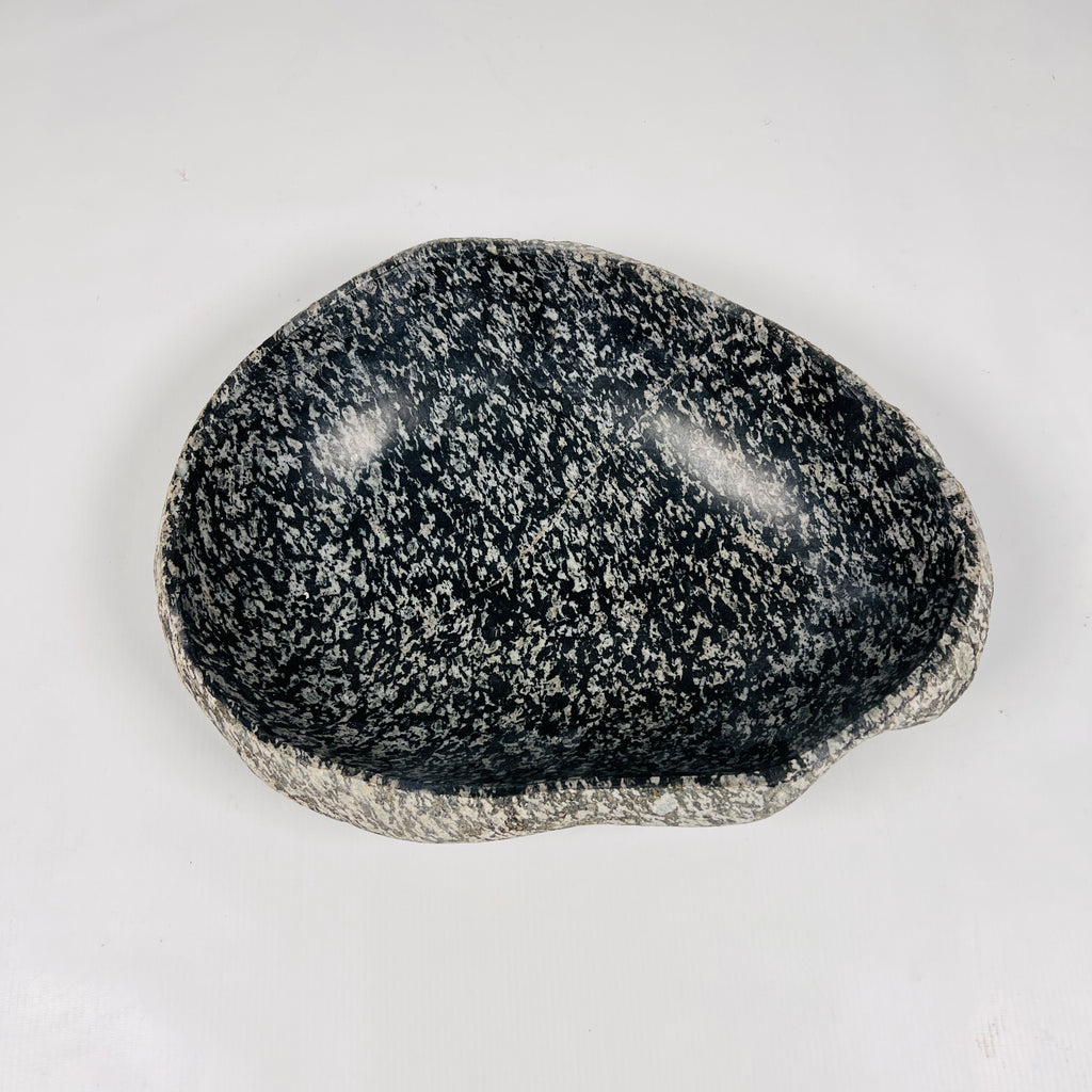 Black With Speckles Riverstone Bowl