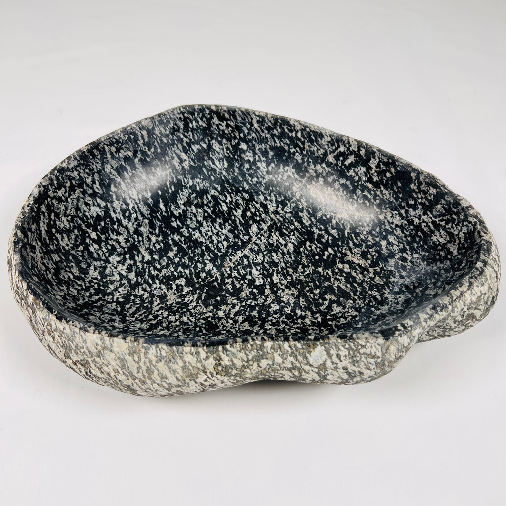 Black With Speckles Riverstone Bowl