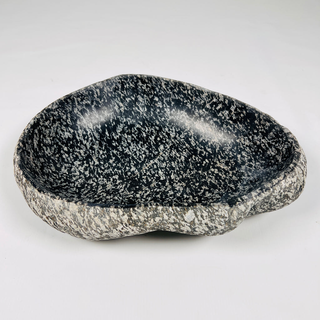 Black With Speckles Riverstone Bowl