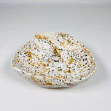 Yellow And Cream Riverstone Bowl