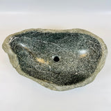 White Lined Sink - River Stone