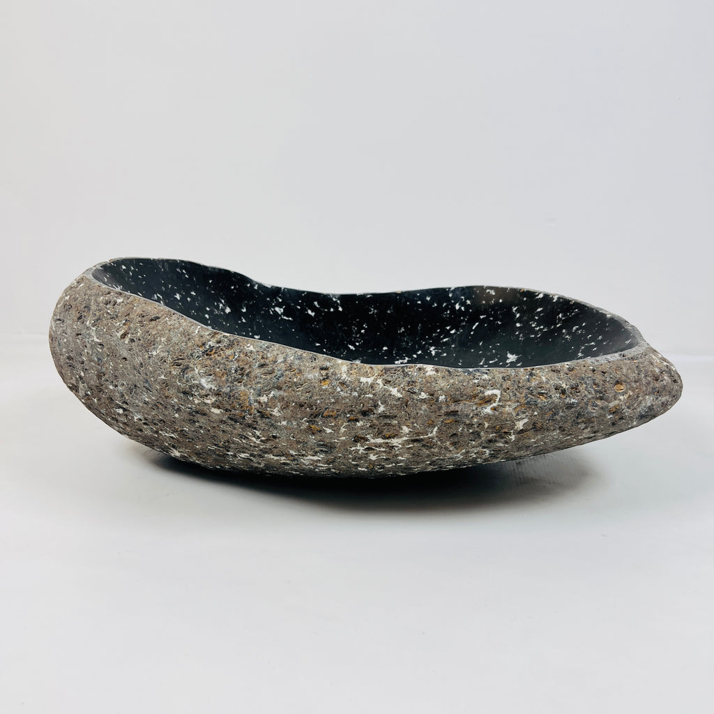 Midnight Speckled River Stone Sink