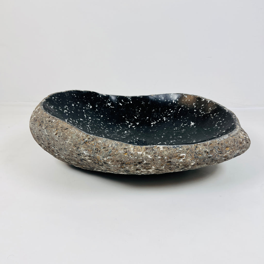 Midnight Speckled River Stone Sink