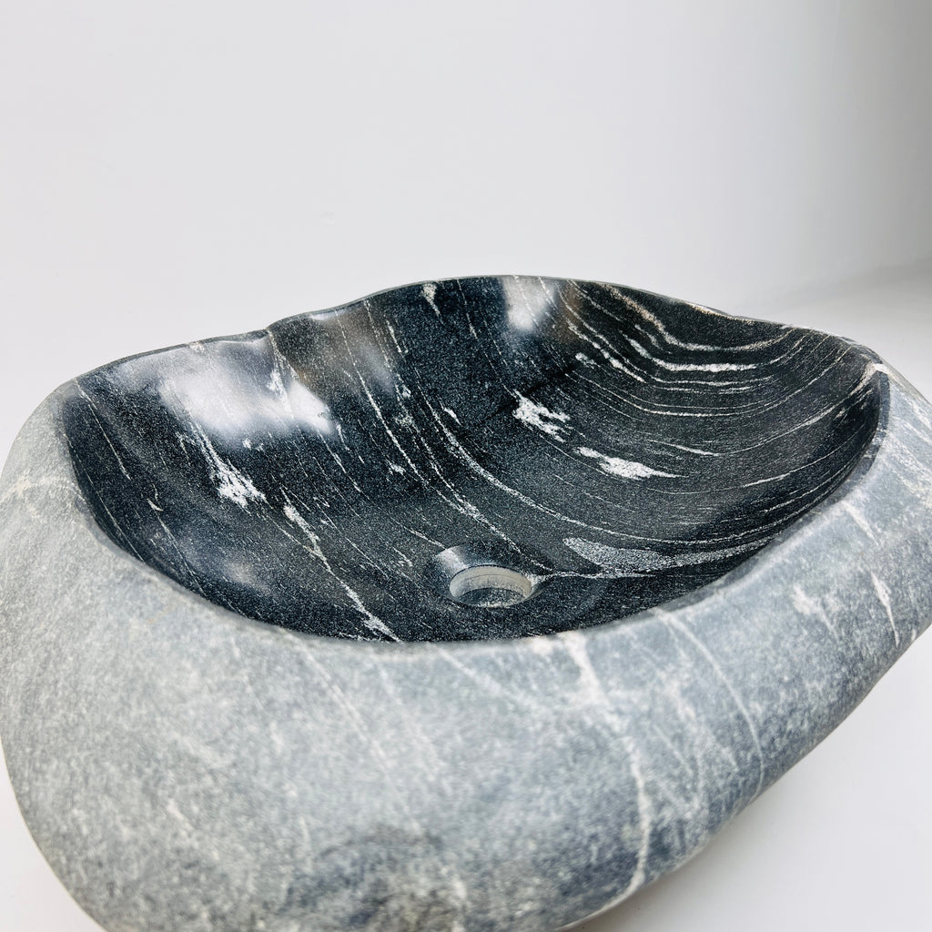 Black Shard River Stone Sink