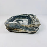 Black And White Rippled River Stone Sink