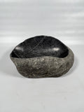 Black Lined River Stone Sink