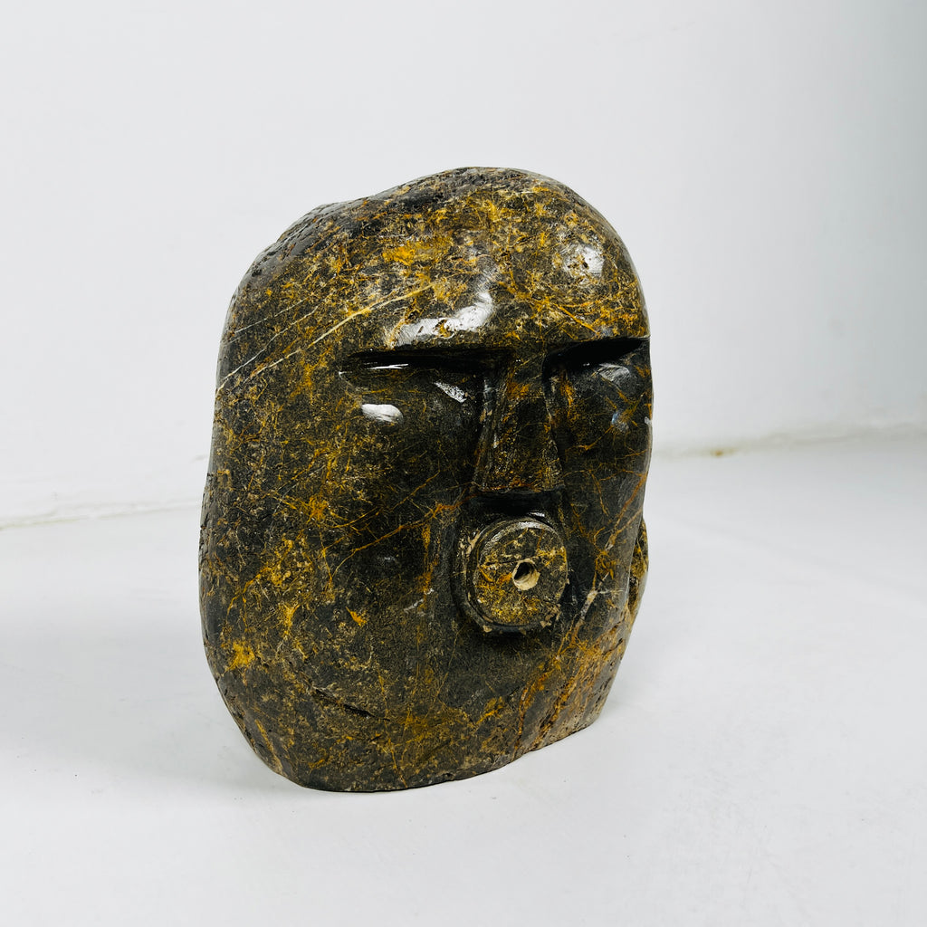 Chiseled Face Decor Object