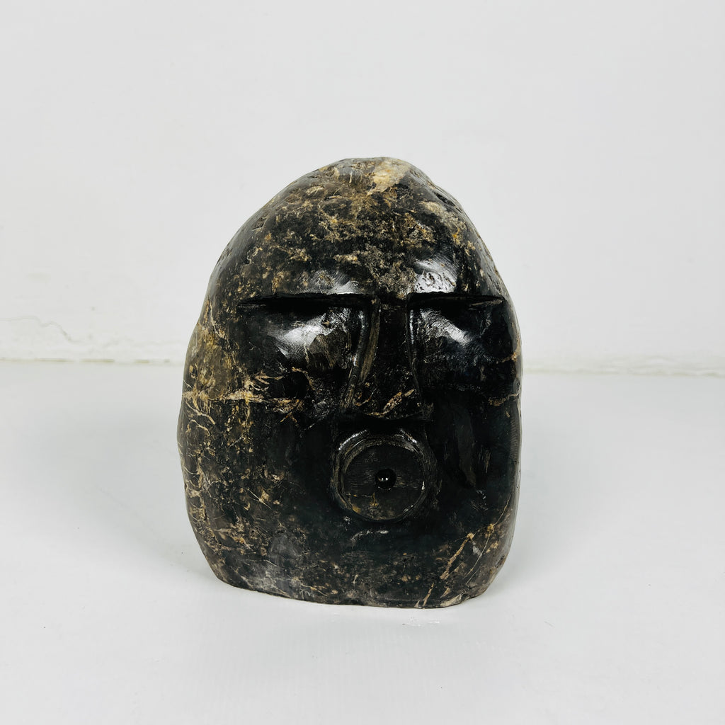 Stone Face Decor Object