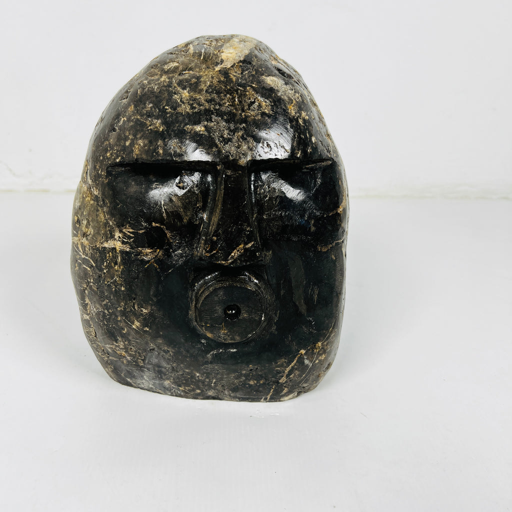 Stone Face Decor Object