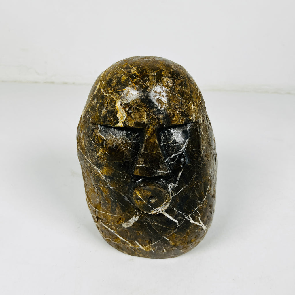 Sculpted Visage Decor Object