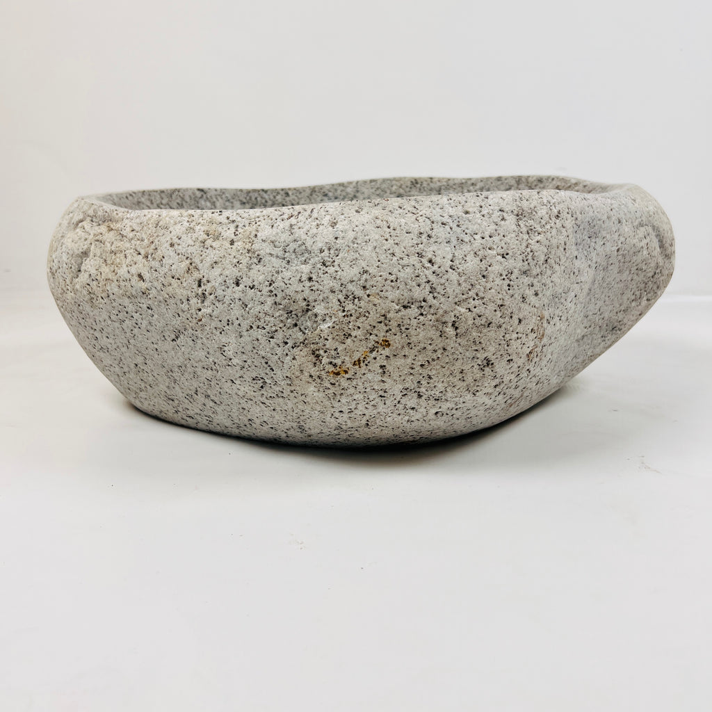 Speckled Eggshell River Stone Sink