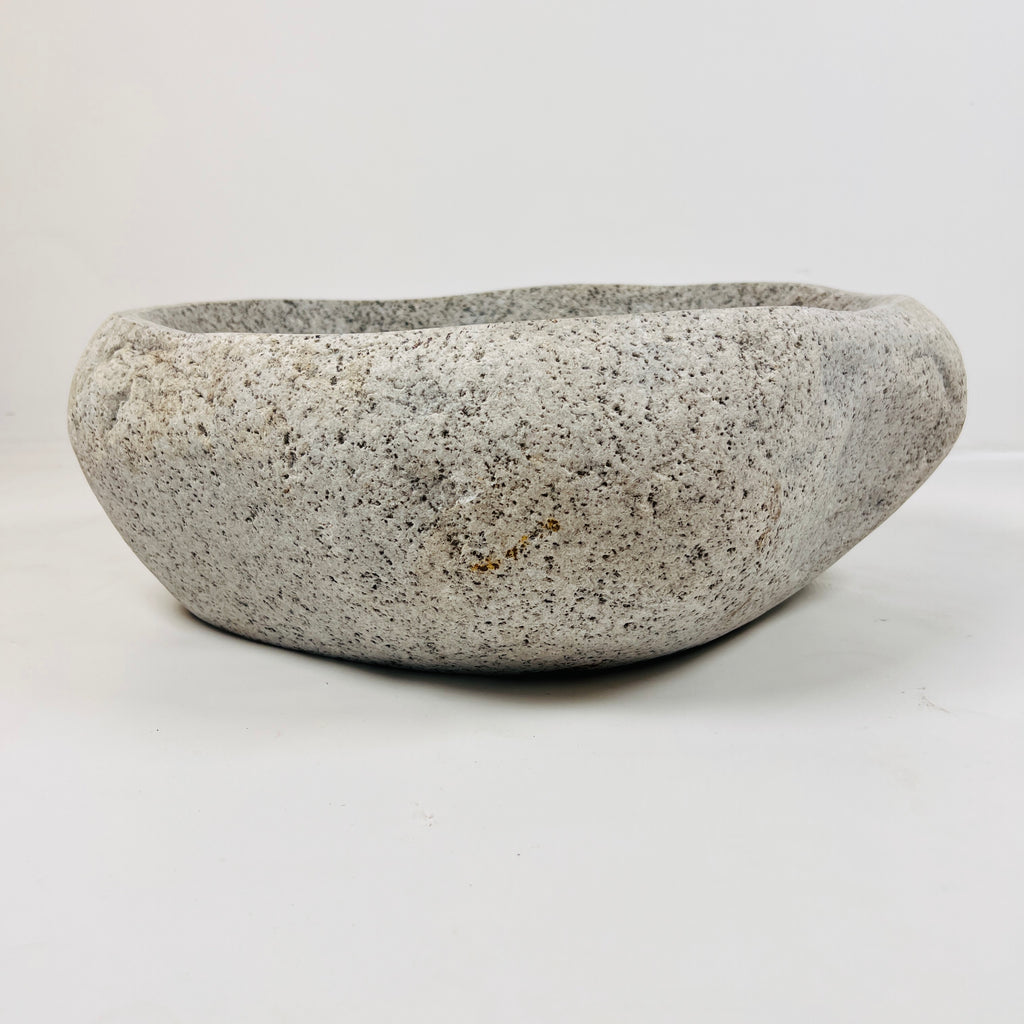 Speckled Eggshell River Stone Sink