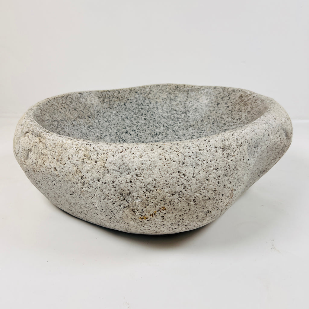 Speckled Eggshell River Stone Sink