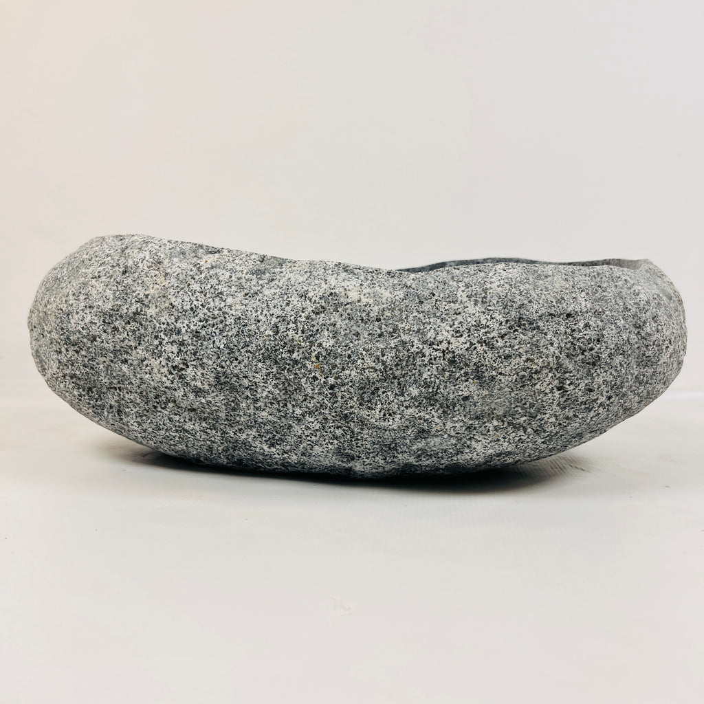 Webbed Grey Marked River Stone Sink