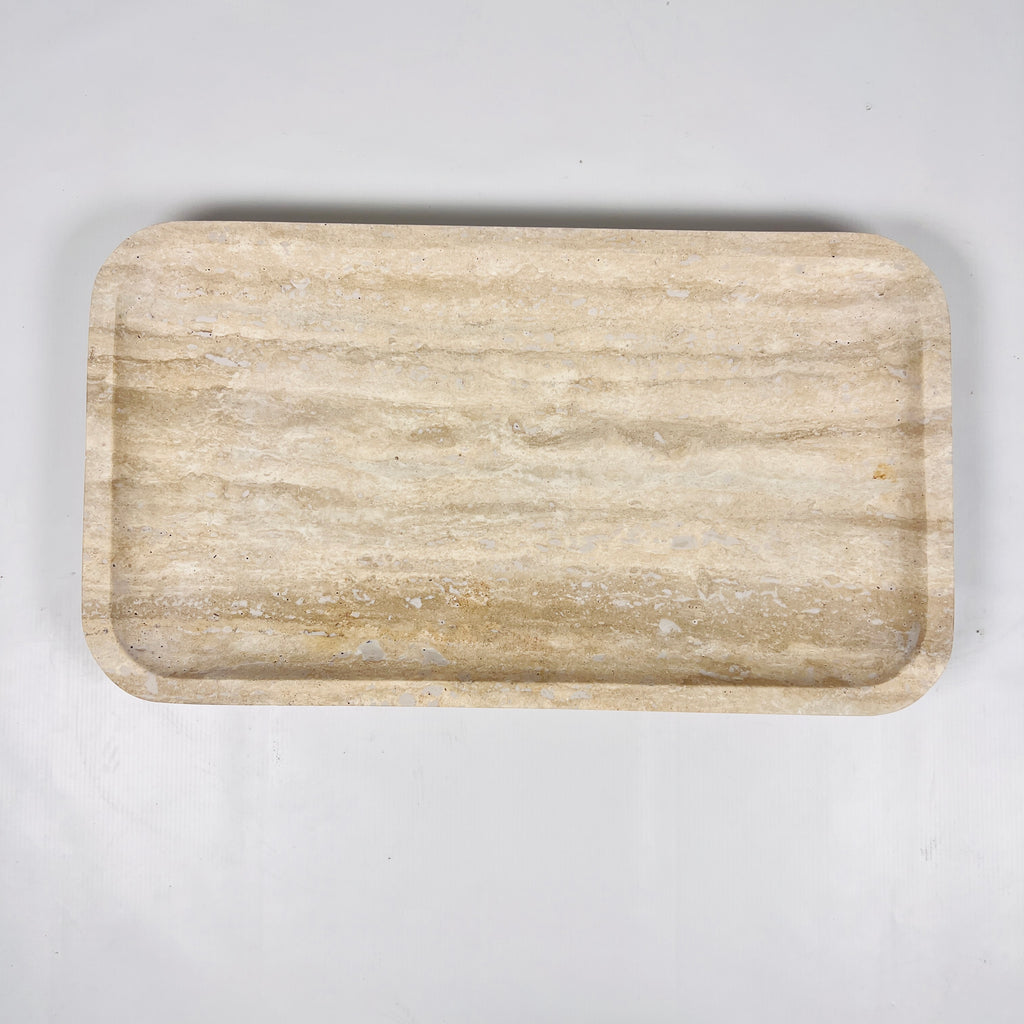 Carlotta Travertine Tray