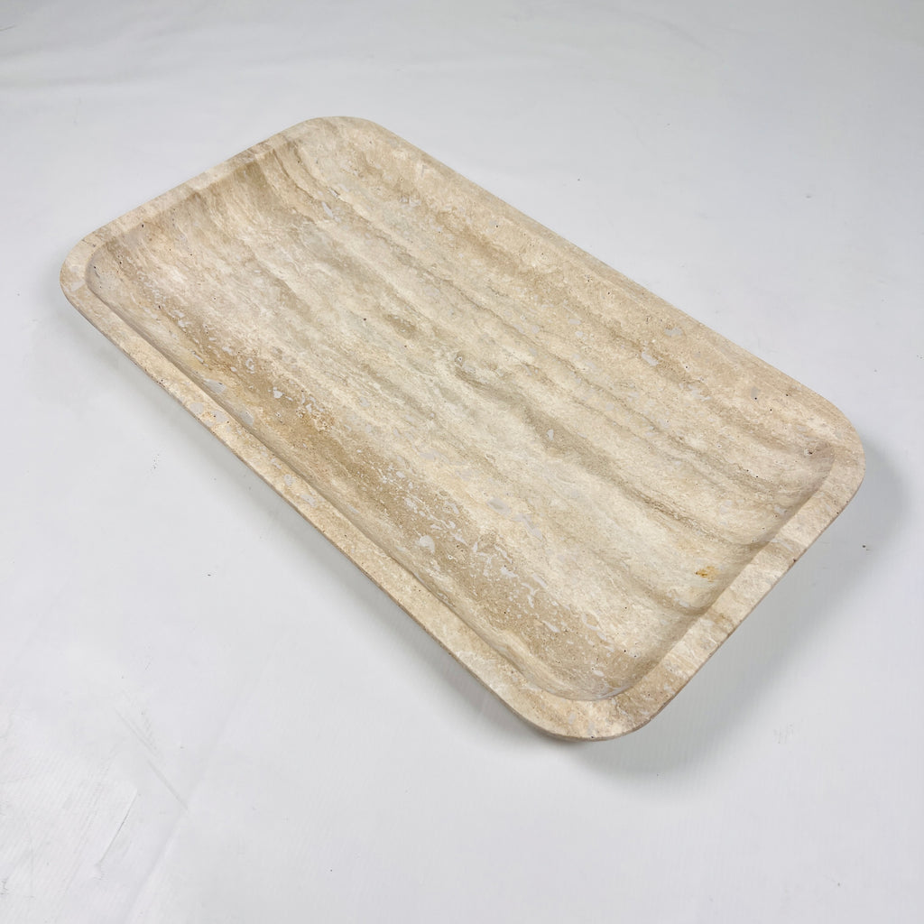 Carlotta Travertine Tray