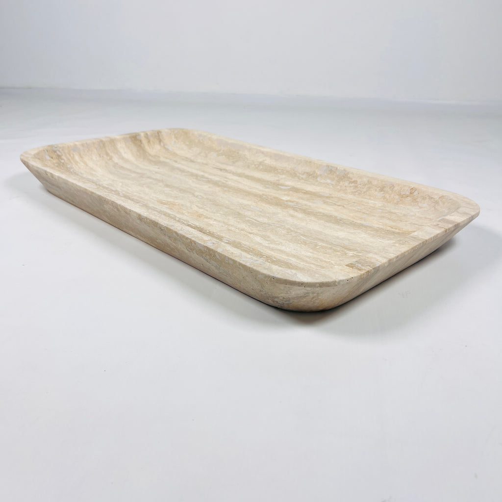 Carlotta Travertine Tray